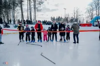 Fotorelacja - Otwarcie lodowiska w gminie Szemud.