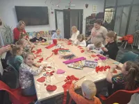 Walentynki w bibliotekach. Podsumowanie akcji w gminnych bibliotekach.