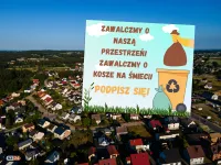 Mieszkańcy zbierają podpisy - chodzi o kosze na śmieci w przestrzeni publicznej.