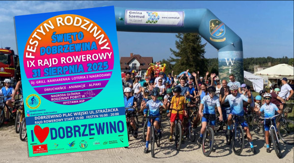 Święto Dobrzewina i 9. Rajd Rowerowy: dzień pełen atrakcji dla całej rodziny!
