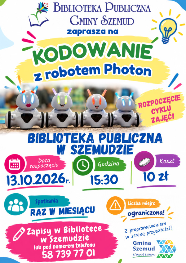 Kodowanie z robotem Photon 