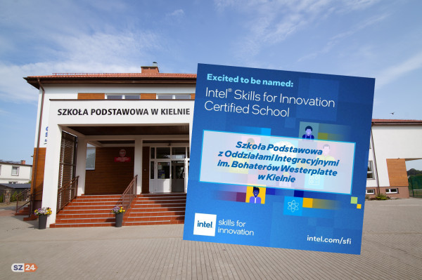 Prestiżowe wyróżnienie dla SP w Kielnie! Szkoła uzyskała certyfikat Intel® Skills for Innovation.