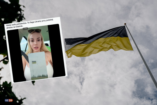 Flaga Kaszub przy S6 wywołała burzę w sieci.