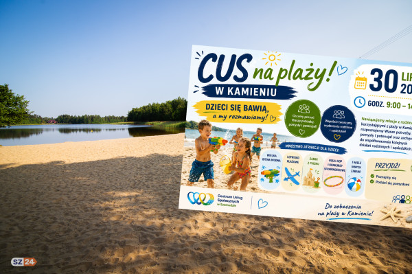 Wakacyjna integracja nad wodą. Sprawdź, co CUS przygotował na plaży w Kamieniu!