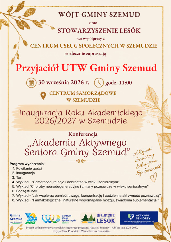 Inauguracja roku Akademickiego UTW