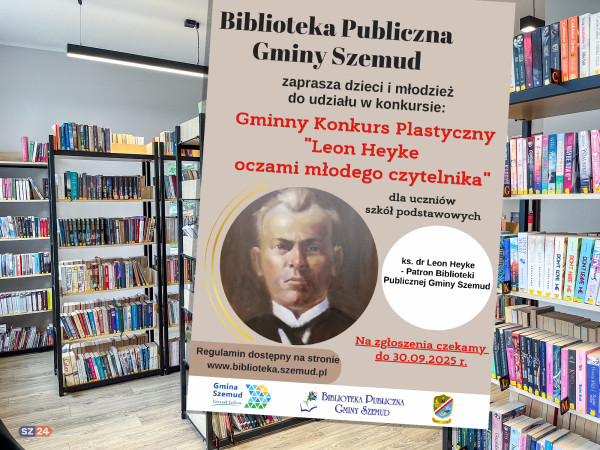 Biblioteka świętuje! Konkurs plastyczny i obchody 140. rocznicy urodzin Leona Heyke.