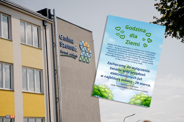 SP Łebno zaprasza na Godzinę dla Ziemi. Zadbaj o planetę! 