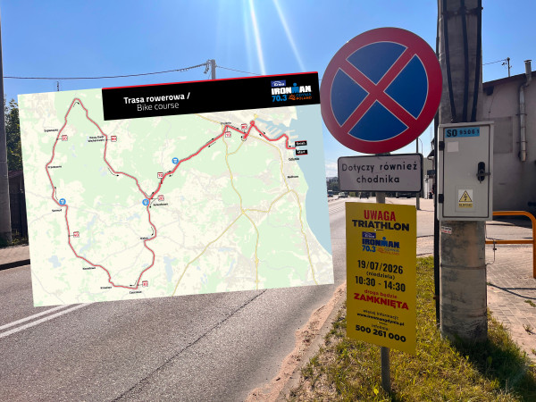 IRONMAN 70.3 Gdynia już w niedzielę! Sprawdź zmiany w ruchu i objazdy w Gminie Szemud