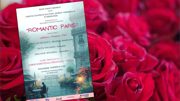 Walentynki pod niebem Paryża – koncert w Szemudzie już w tę niedzielę. 