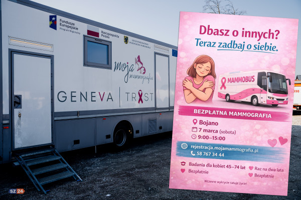 Zadbaj o siebie i innych. Mammobus i Krwiobus już w najbliższą sobotę!